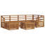 245cm Wide Patio Sectional Set
