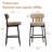 Treymane Upholstered Counter Stool-477072626