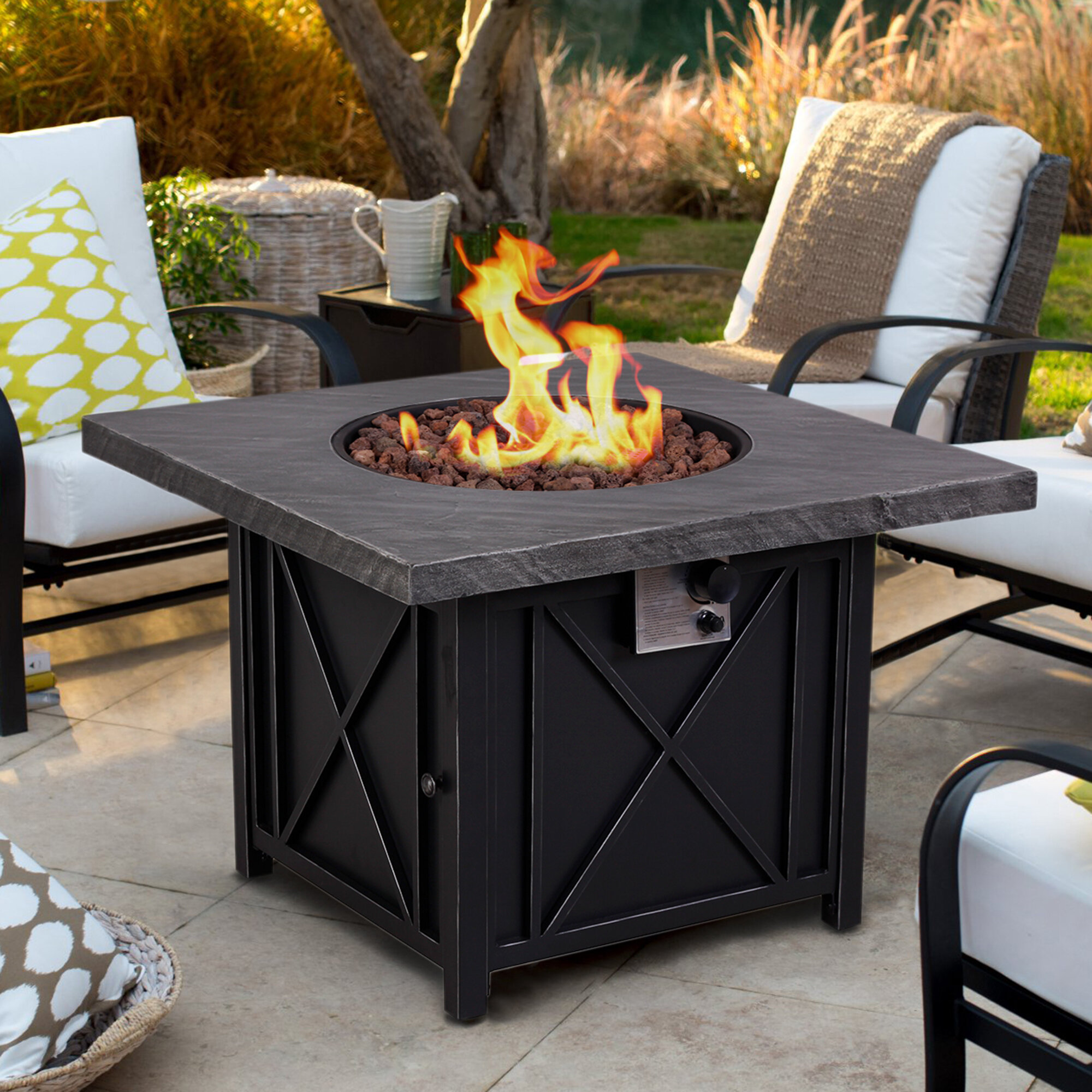 Red Barrel Studio® Fire Pit Table | Wayfair