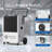 240 Pints Commercial Dehumidifier With Pump Automatic Continuous Draining for Basements & Industrial Sites up to 8,500 Sq. Ft.