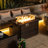Outdoor Fire Pit Table, Propane Fire Table With Ceramic Tabletop
