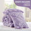 Ensemble de literie confortable en microfibre, motif floral, confort toutes saisons