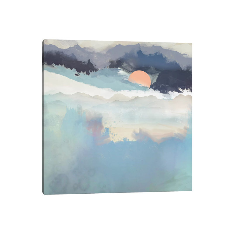 Mountain Dream - Painting Print, Wrapped Canvas, No Matte, 37" H x 37" W x 1.5" D