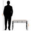 Bureau d'ordinateur brun clair Pocillo