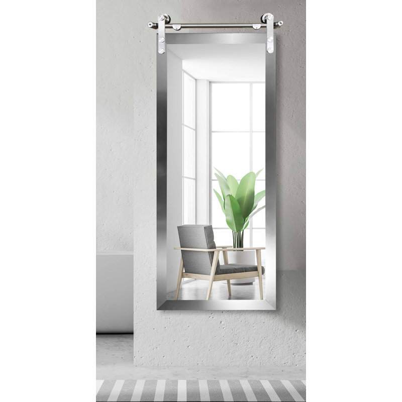 Dalphus Wood Flat Mirror, 55.5" x 30.5"