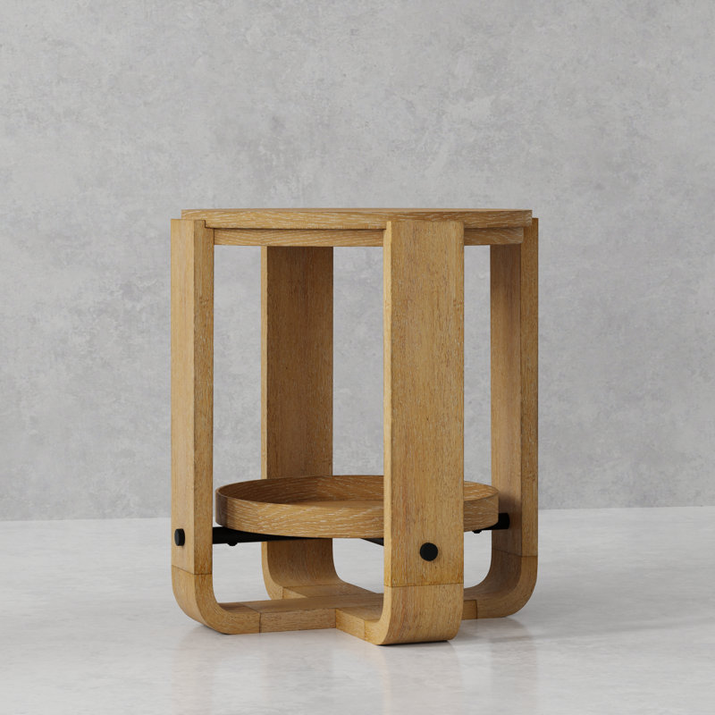 Table de bout abstraite Pula de 24 po de hauteur