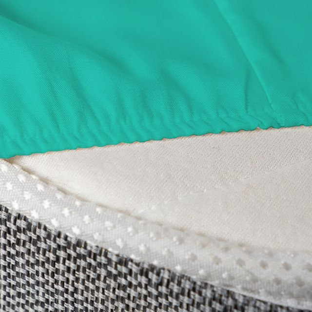 Ensemble de draps rafraîchissant et respirant Hotel Luxurious, Turquoise, Ensemble de draps pour lit simple + deux taies d'o
