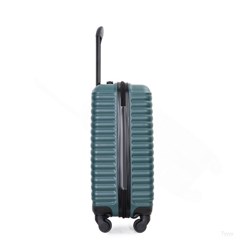 Valise légère 20 ", roues pivotantes, vert