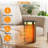 Cowsar 1500W Led Display Small Portable Heater, Thermostat And Remote Control, 24-Hour Timer