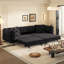 Canapé-lit convertible 3 en 1 de 248 cm (97,7 po), profondeur d'assise de 72 cm (28,4 po), canapé-lit gigogne moderne rembourré, canapé 4 places avec pouf amovible pour appartement, bureau, chambre-1042420271