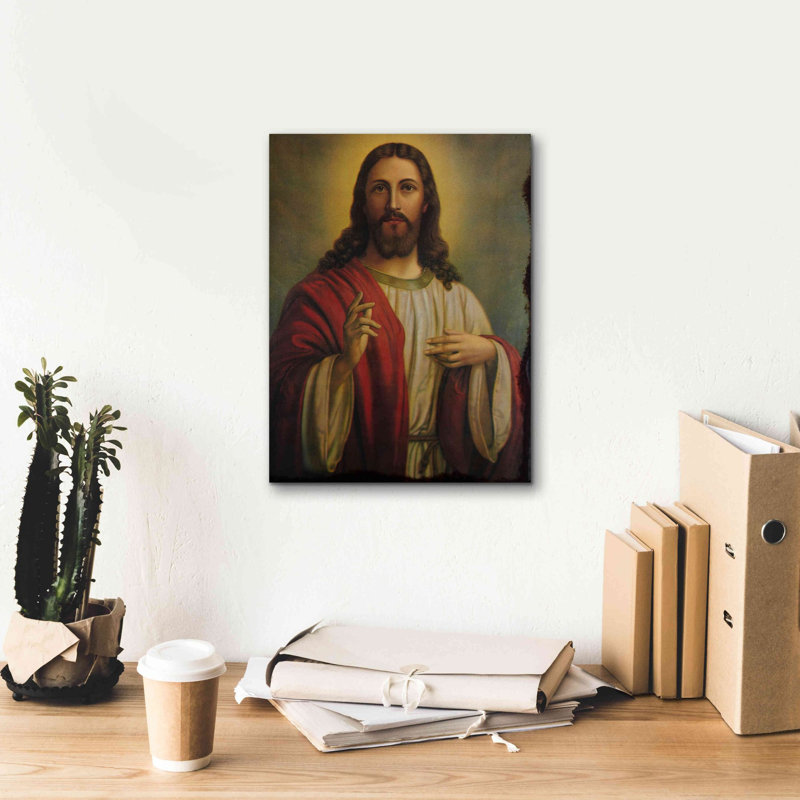 «Jesus» par Epic Portfolio, estampe numérique sur toile, H 16 po x l 12 po x P 0,75 po