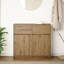 Sideboard With Drawer 80X34x76 Cm Engineered Wood-1128591421