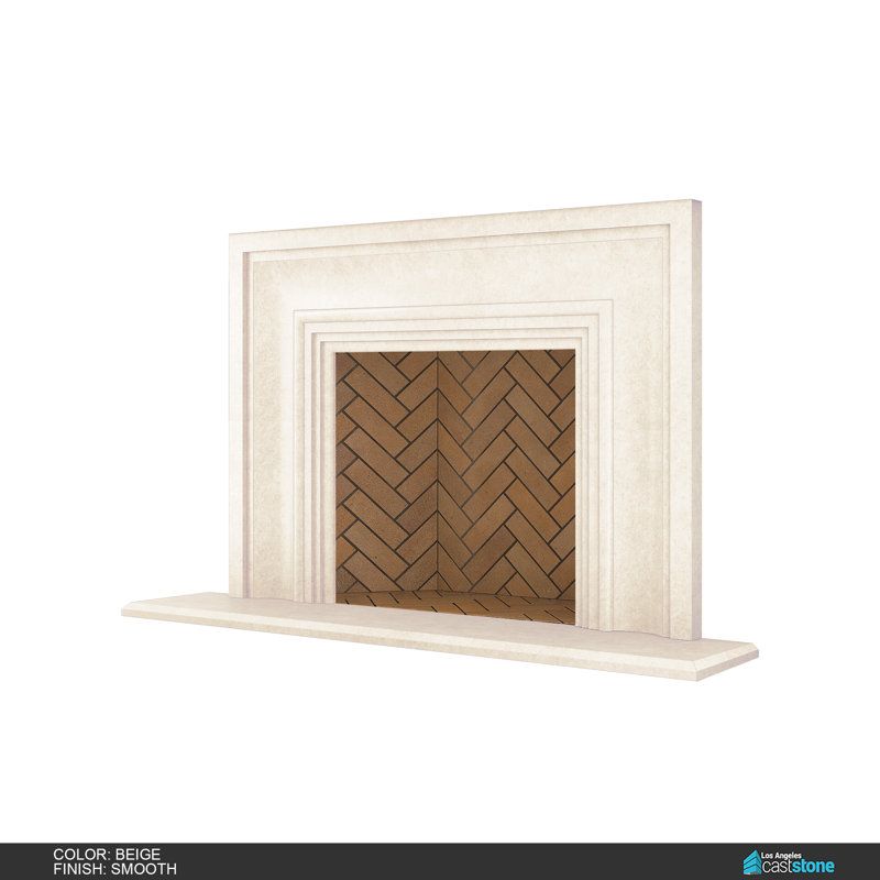 Verona Fireplace Surround, Smooth Beige