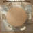 60" Round Dining Table Set with 6 Woven Back Chairs
