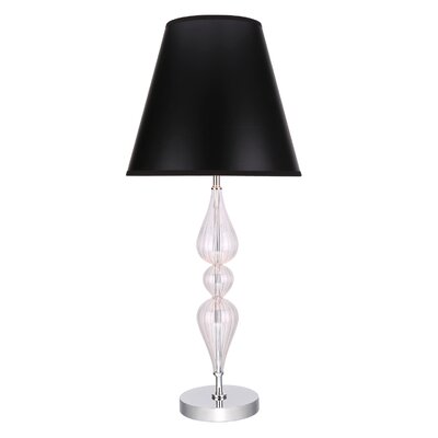 Atong Transitional Metal/Glass 29"" Table Lamp -  Hokku Designs, LDER5656 42741737