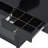 Modern Makeup Vanity Desk With Drawers, Cabinet & Charging Port, Space-Saving Dressing Table Set With Stool For Small Places, Black