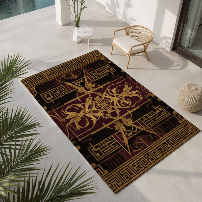 Tapis intérieur et extérieur Majestic Laurel, Rectangle 1 pi 6 po x 2 pi 6 po