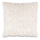 Geode Luxe Abstract Faux Fur Reversible Throw Pillow