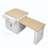 Kitchen Island With Extendable Dining Table-2124716390
