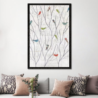 Summer Birds Background I by Courtney Prahl - Print on Canvas