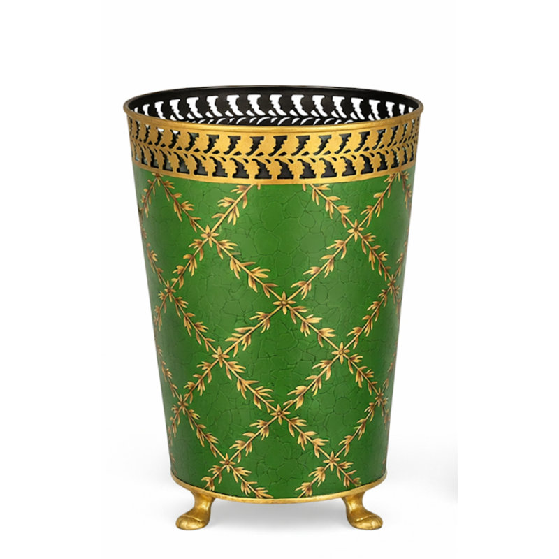 4 Gallons Waste Bin, Moss Green