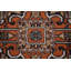 Tapis à motif géométrique rond 8x8