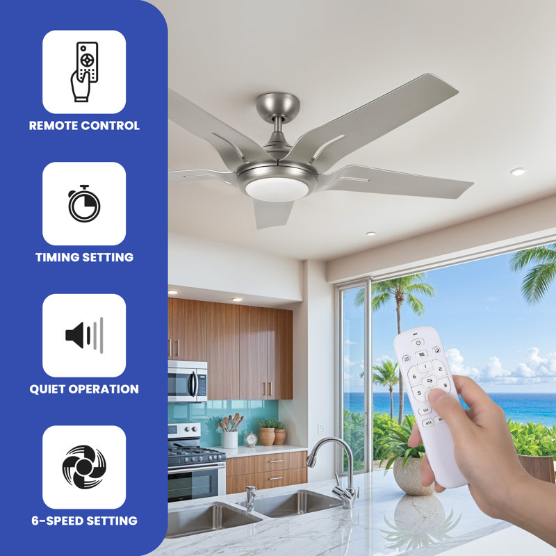 Kylani 54'' Ceiling Fan with LED Lights