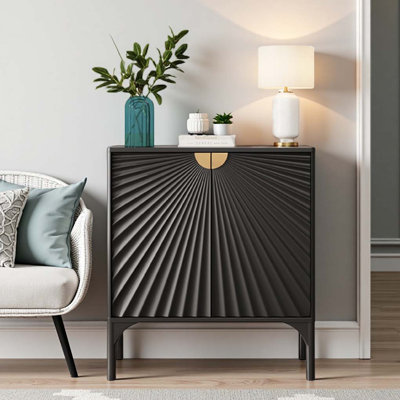 Simple modern style entryway cabinet sideboard