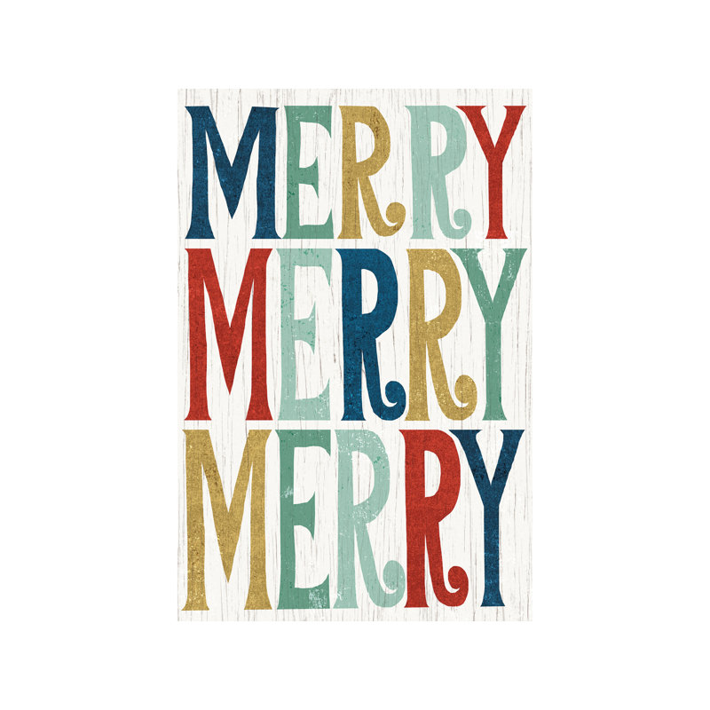 Merry, Merry, Merry by Michael Mullan - Wrapped Canvas Print, 101.6 cm H x 66.04 cm W x 1.91 cm D