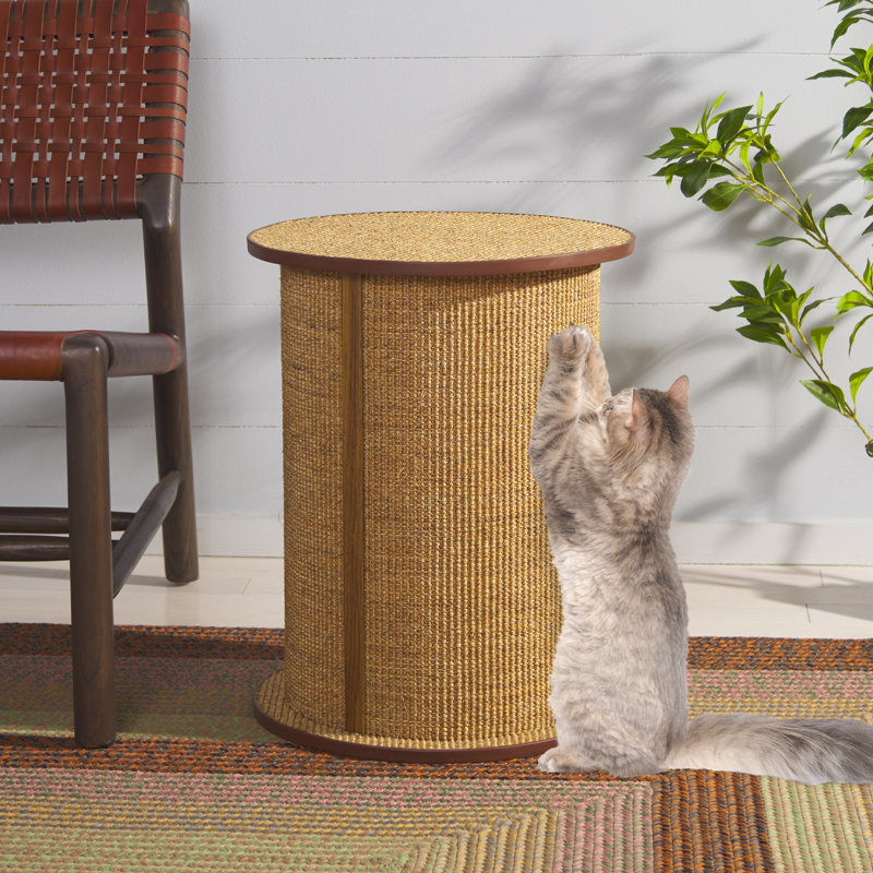Affiche de chat en sisal