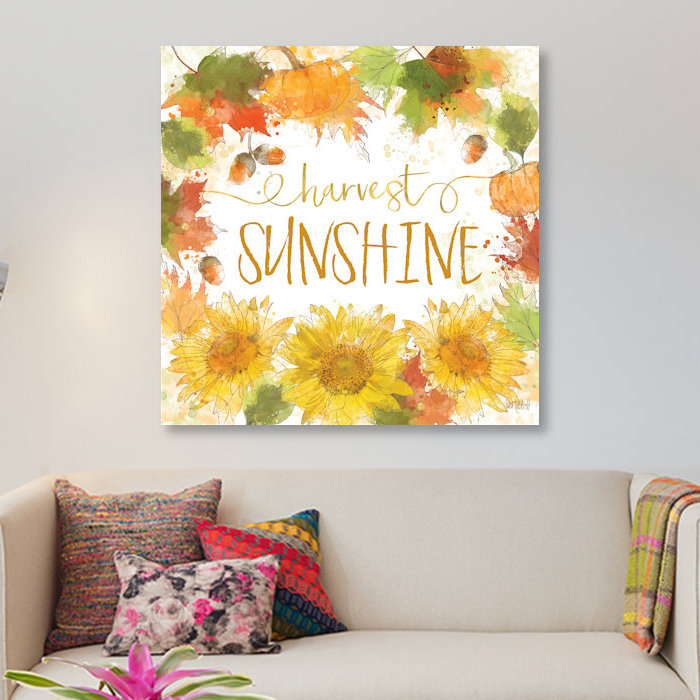 « harvest splash iii », art textuel sur toile, H 26 po x l 26 po x P 1,5 po, Toile tendue, Pas de tapis
