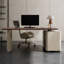 Bureau en bois manufacturé en L brun noisette-1361287497-1361287543