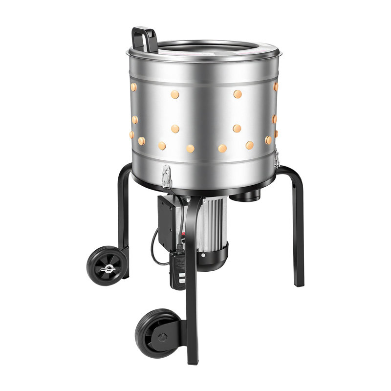 Machine à plumer le poulet électrique de 550 W avec 114 doigts moelleux