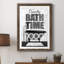 Bath Time - Art textuel, cadre photo-519911208-519911211