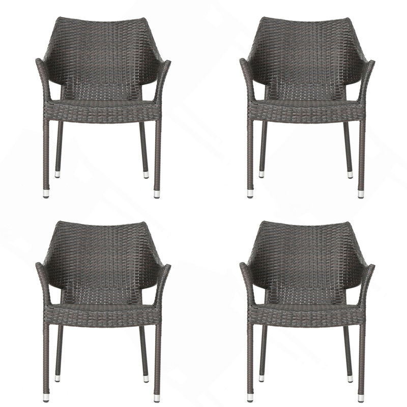 Chaise d'extérieur en résine, 52637,00MBRN KD MP4