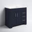 Meuble-lavabo simple 36,5 po avec plateau en marbre de culture-1801369718