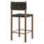 Ensemble de 2 tabourets de comptoir d'extérieur en rotin et aluminium Parkland-105239527-105239528