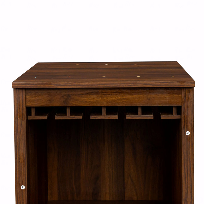 Armoire, tablettes de rangement, bar à vin modulaire avec huche