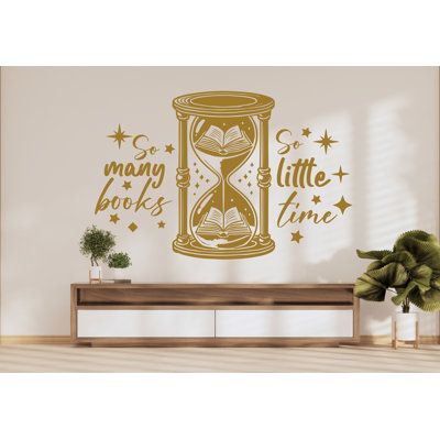 Autocollants muraux pour livres So So Little Time So So Time