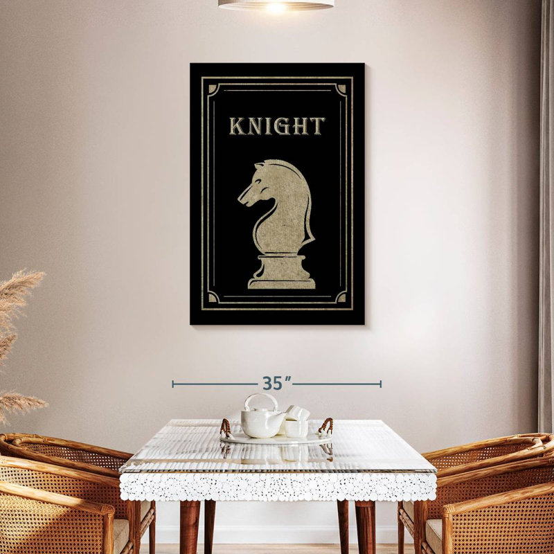 Senne Chess Knight, 45" H x 30" W