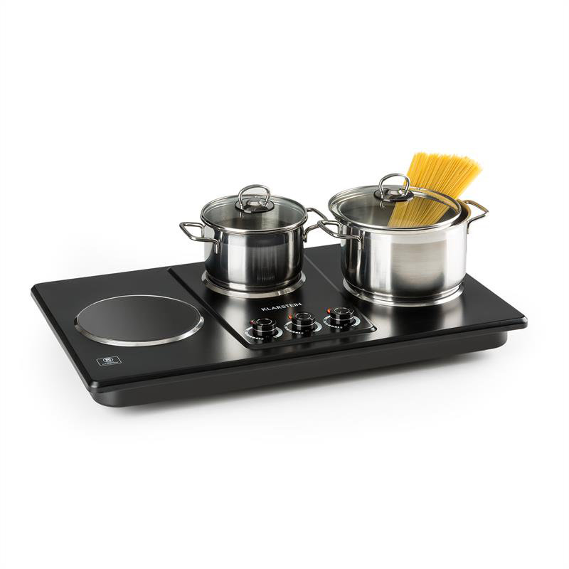 Klarstein 3300 Watt Electric Hot Plate, Black