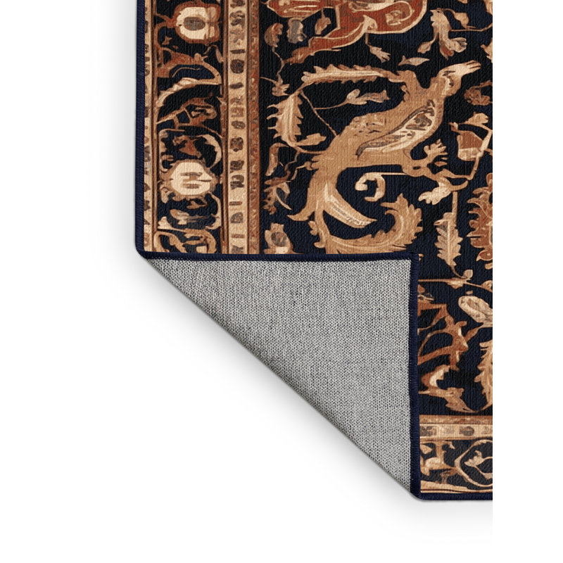Tapis mauve lavable à la machine