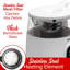 Brentwood 1.7L 1100W BPA Free 360 Cordless Digital Glass Electric Kettle in White with Tea Infuser-129109990