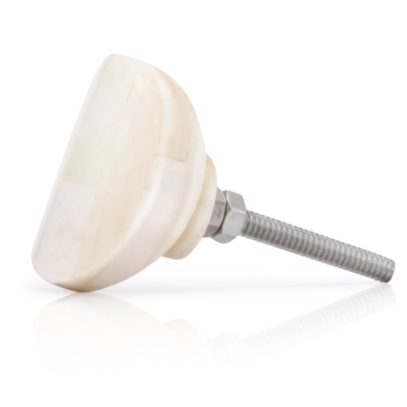 Eclipse 0.875" Length Novelty Knob, Cream
