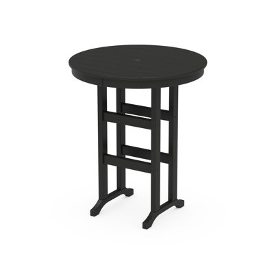 POLYWOOD Round Farmhouse Bar Table