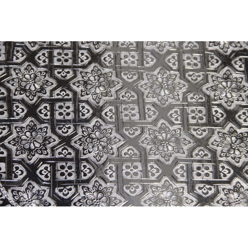 Andujar Metal Tray, 2" H x 9" W x 9" D