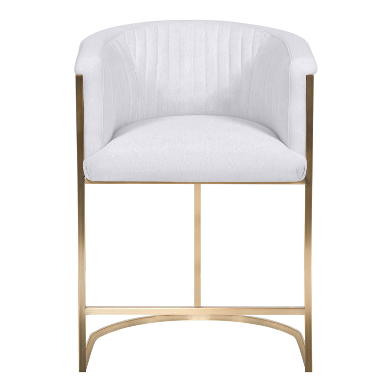 Tabouret de comptoir Skye Channel, Neige Navada