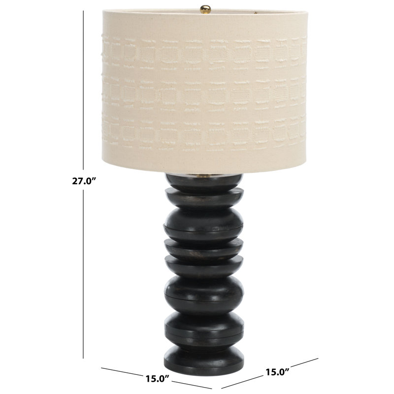 Asta 27 Inch Mango Wood Table Lamp
