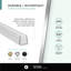 34'' W x 58'' H Slab Full Frame Tub Door-83967766