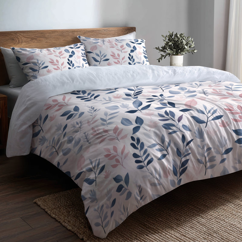 Ensemble de housse de couette abstraite de 3 - Ensemble de literie et de coussins Boho Spirit Garden